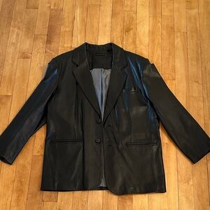 Men’s Vintage Black Leather Jacket